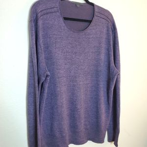 Converse John Varvatos heathered purple Crewneck Sweater Size XL.